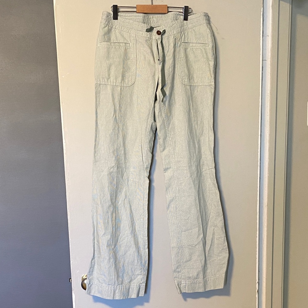The North Face Light Sage green and white Women's Pants